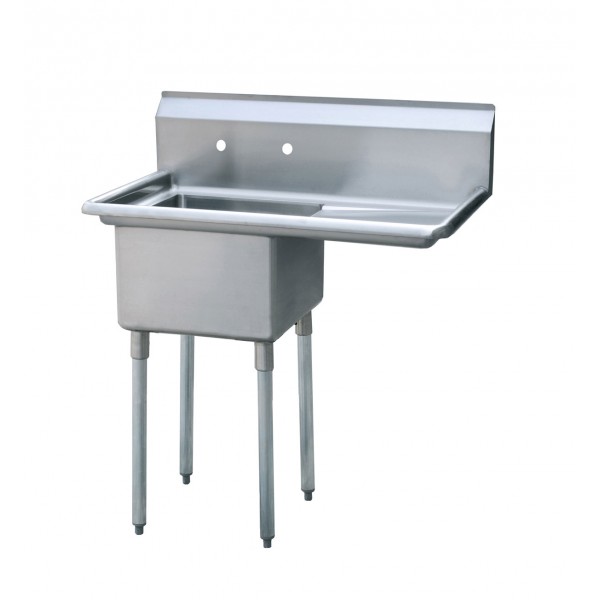 1 Compartment 18 Gauge Sink with Right Drainboard