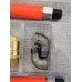 Eqchen 48 Mobile Gas Connector Hose Kit with 2 Elbows, Full Port Valve, Restraining Device, and Quick Disconnect - 3/4