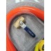 Eqchen 60 Mobile Gas Connector Hose Kit with 2 Elbows, Full Port Valve, Restraining Device, and Quick Disconnect - 3/4