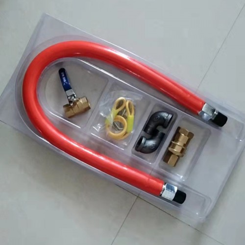 6 ft. Gas Flex Connection Kit, Eqchen 72" Gas Range Installation Kit