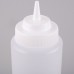 32 oz. Clear Wide Mouth Squeeze Bottle - 6/Pack