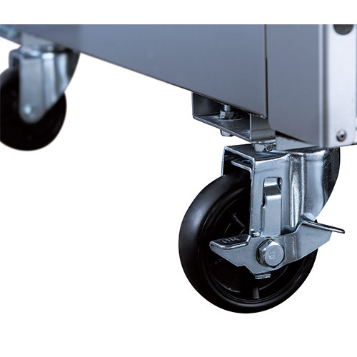 Pre-installed Heavy Duty Casters