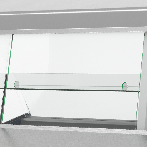 Employee Side Sliding Doors